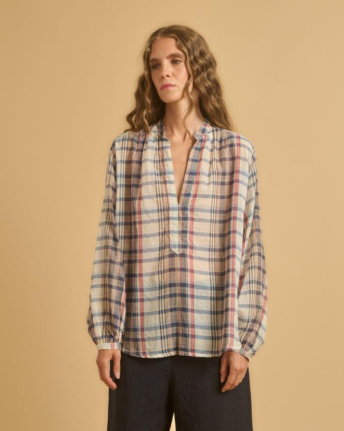 diega TOP TOLPA 1 BLEU ECRU ROSE