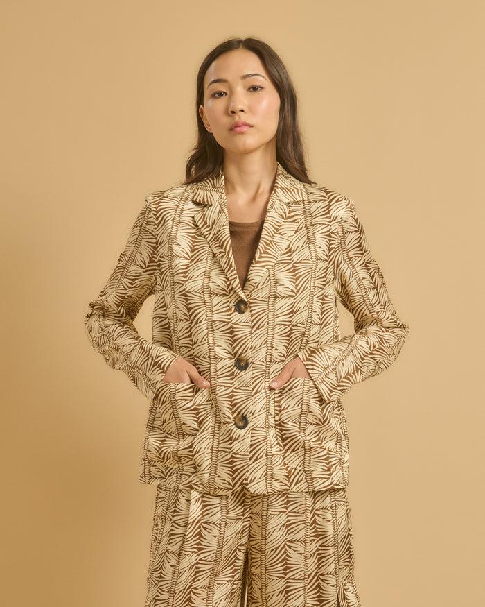 diega VESTE VOTRO 2 ECRU CAMEL