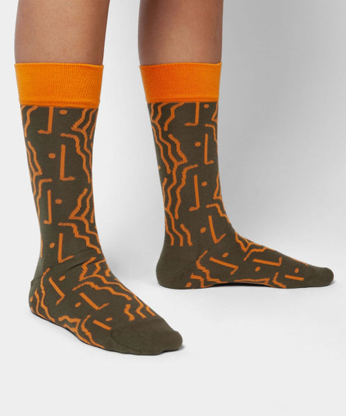 Dilly Socks Notre Chaussettes: Abstract Faces