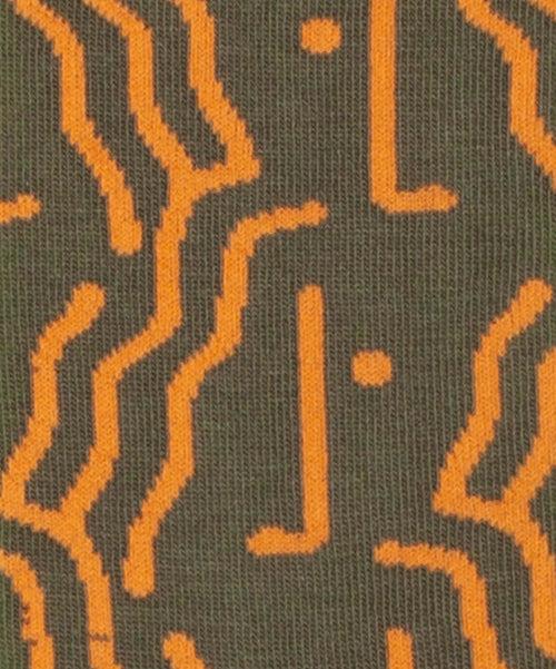 Dilly Socks Notre Chaussettes: Abstract Faces