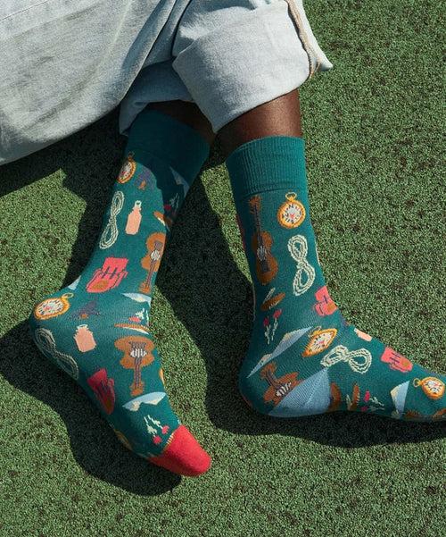 Dilly Socks Notre Chaussettes: Adventure Funny