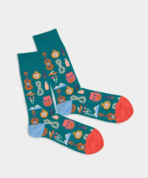 dilly socks Notre chaussettes: Adventure Funny
