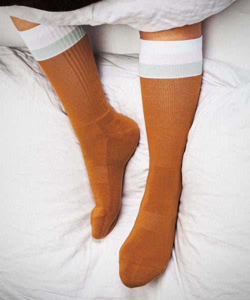 Dilly Socks Notre Chaussettes: Aksel Sweet Potato