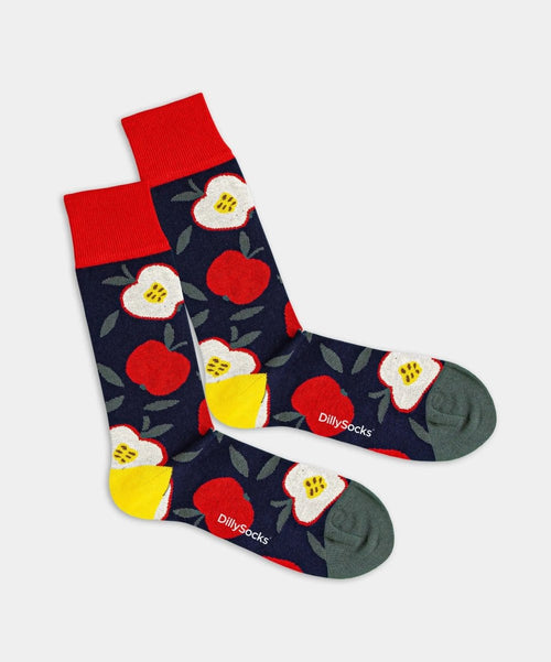 dilly socks Notre chaussettes: An Apple A Day