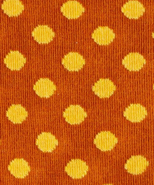 Dilly Socks Notre Chaussettes: Apricot Dots