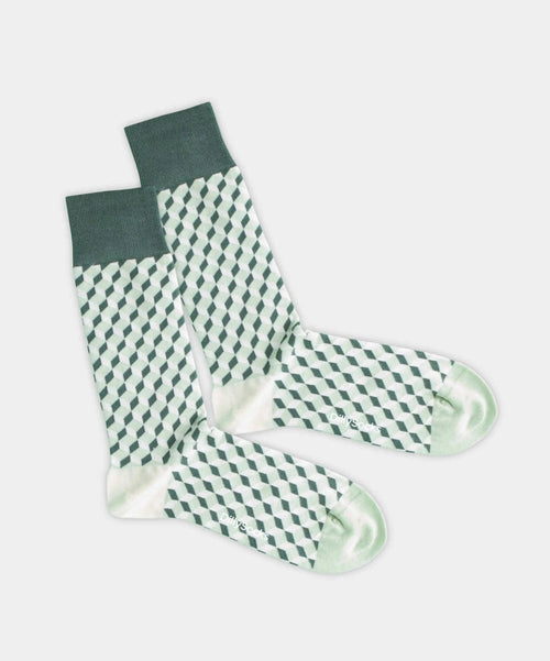 dilly socks Notre chaussettes: Basil Dice