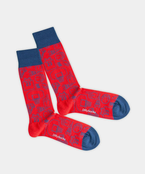 dilly socks Notre chaussettes: Basketball Love