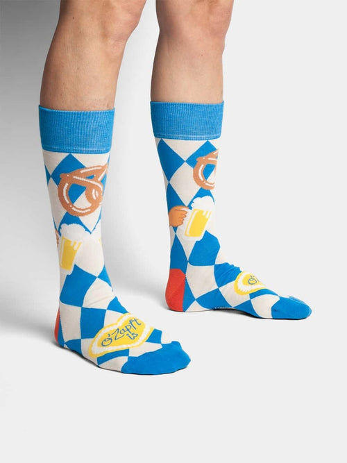 Dilly Socks Notre Chaussettes: Bavarian Blue