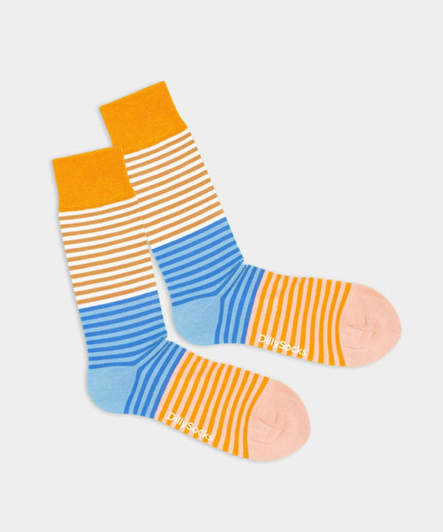 dilly socks Notre chaussettes: Beachy Stripes