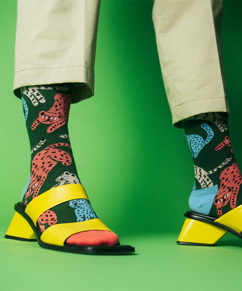 Dilly Socks Notre Chaussettes: Bengal Claw