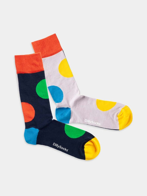 dilly socks Notre Chaussettes: Big Ball Colors