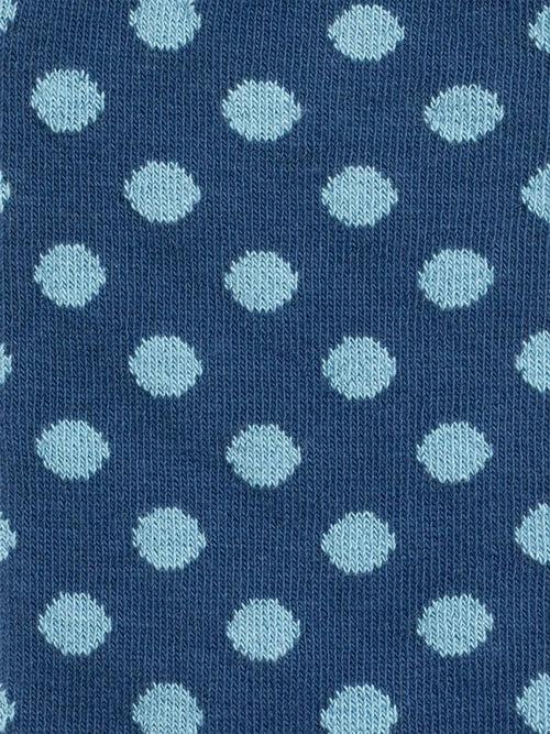 Dilly Socks Notre Chaussettes: Big Blue Dots