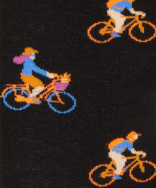 Dilly Socks Notre Chaussettes: Bikes At Night