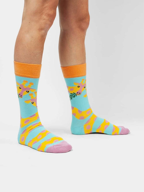 Dilly Socks Notre Chaussettes: Blue Longneck