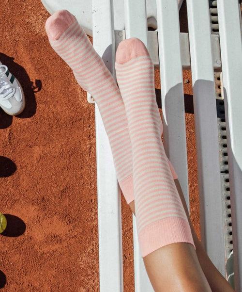 Dilly Socks Notre Chaussettes: Blush Ring