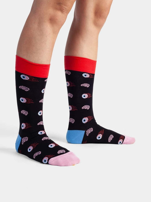 Dilly Socks Notre Chaussettes: Burning Eyes
