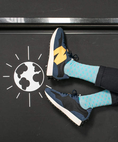 Dilly Socks Notre Chaussettes: Caribbean Sea