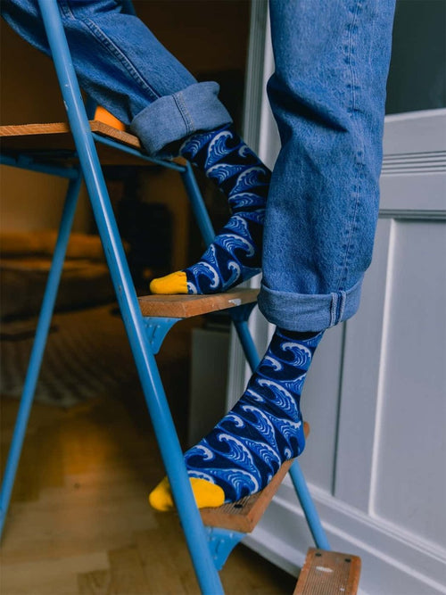 Dilly Socks Notre Chaussettes: Catch A Brave Wave