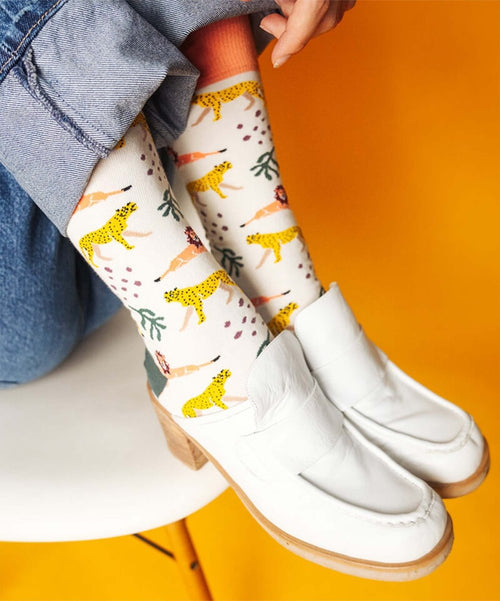 Dilly Socks Notre Chaussettes: Cats Of Prey