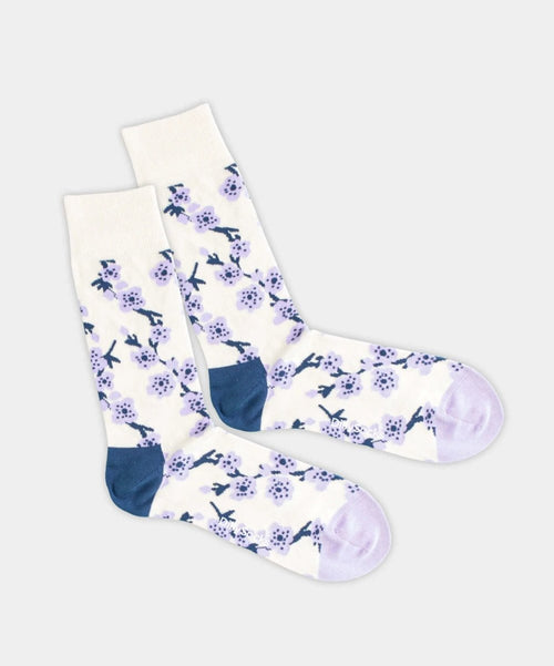 dilly socks Notre chaussettes: Cherry Blossom