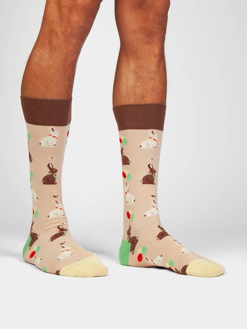 Dilly Socks Notre Chaussettes: Chocolate Bunny