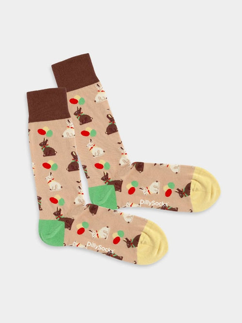 dilly socks Notre Chaussettes: Chocolate Bunny