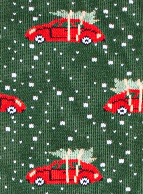 Dilly Socks Notre Chaussettes: Christmas Green Tree