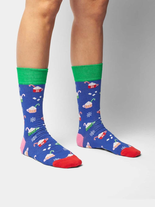 Dilly Socks Notre Chaussettes: Christmas Latte