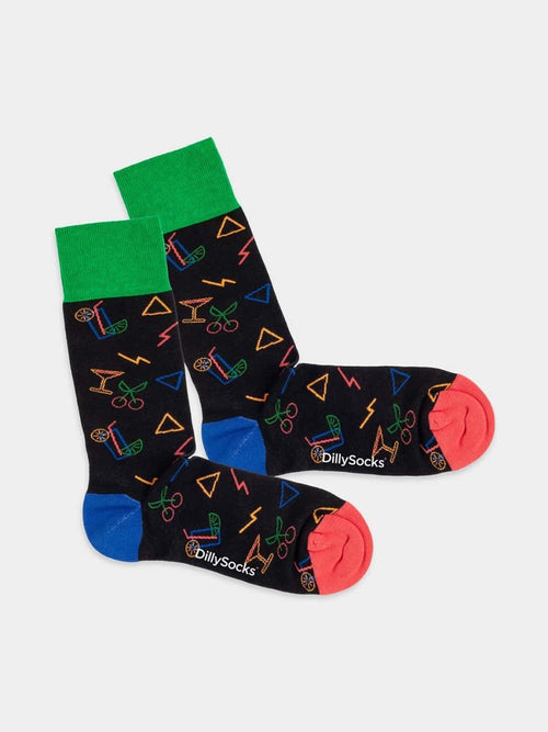 dilly socks Notre Chaussettes: Cocktail O'Clock