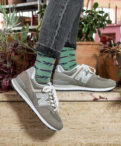 Dilly Socks Notre Chaussettes: Croc O'Clock