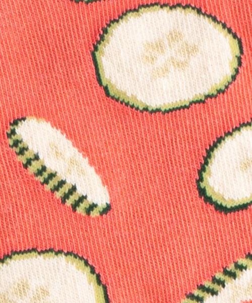 Dilly Socks Notre Chaussettes: Cucumber Fire