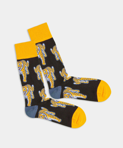 dilly socks Notre chaussettes: Dawn Tiger