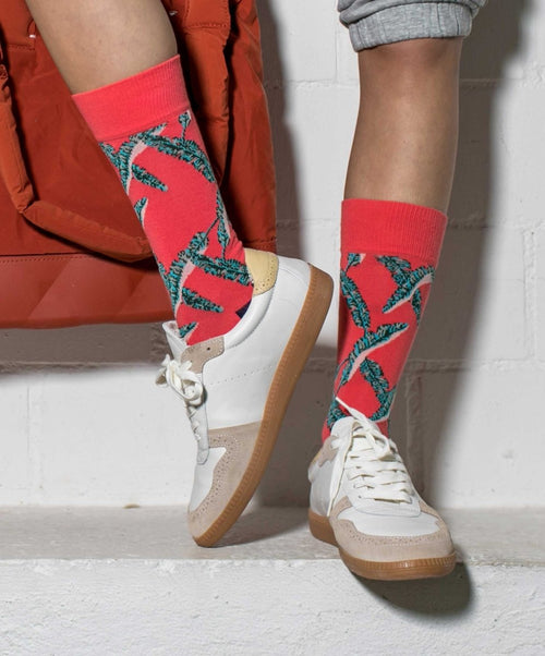 Dilly Socks Notre Chaussettes: Day Leaf