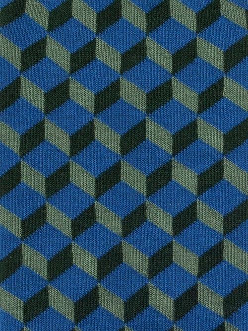 Dilly Socks Notre Chaussettes: Deep Blue Dice