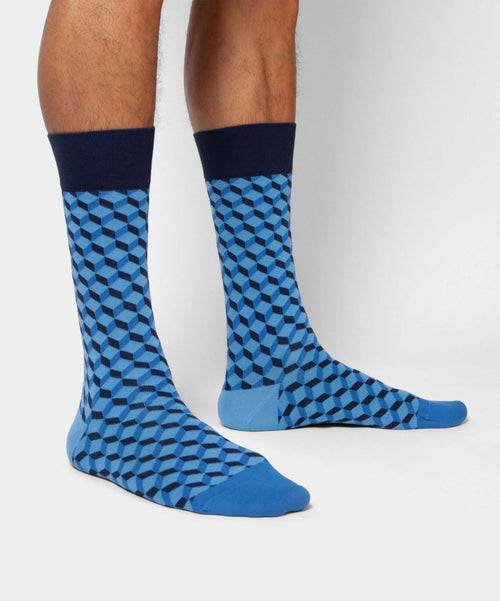Dilly Socks Notre Chaussettes: Deep Ocean Dice