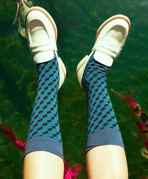 Dilly Socks Notre Chaussettes: Deep Sea Dice