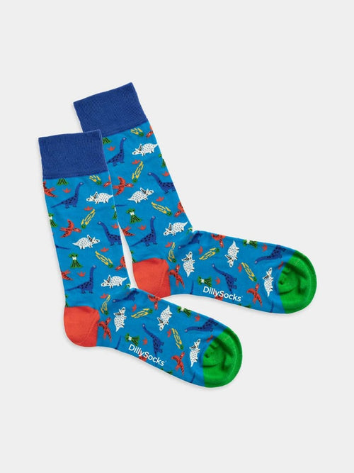 dilly socks Notre Chaussettes: Dinosaurs Superstars