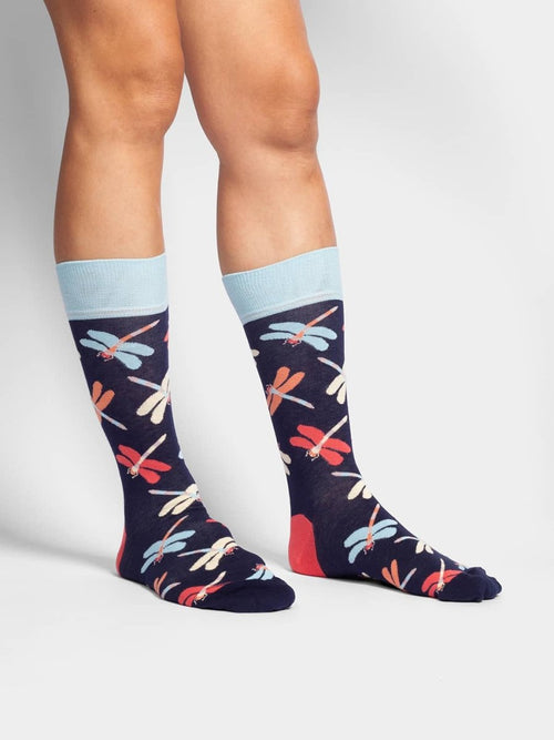 Dilly Socks Notre Chaussettes: Dragonflies