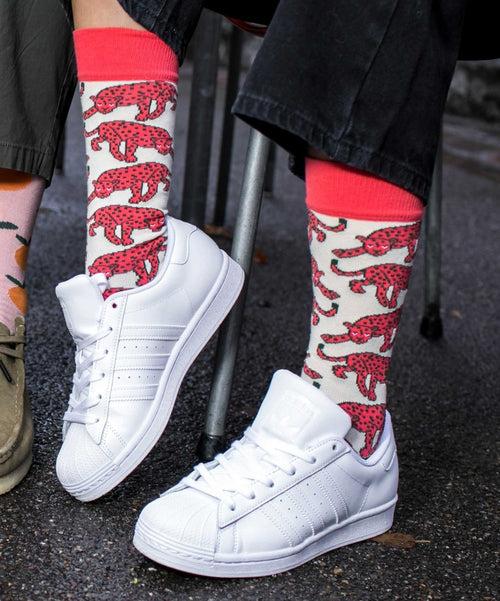 Dilly Socks Notre Chaussettes: Earth Jaguar