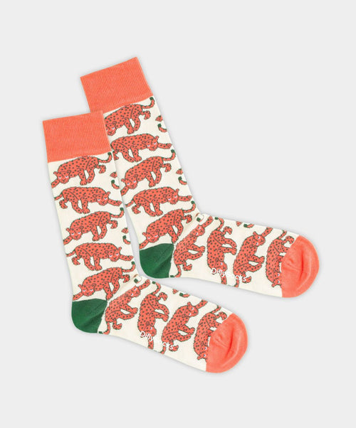 Dilly Socks Notre Chaussettes: Earth Jaguar
