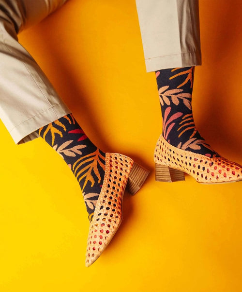 Dilly Socks Notre Chaussettes: Fall Leaves