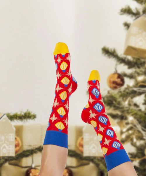 Dilly Socks Notre Chaussettes: Festive Lights