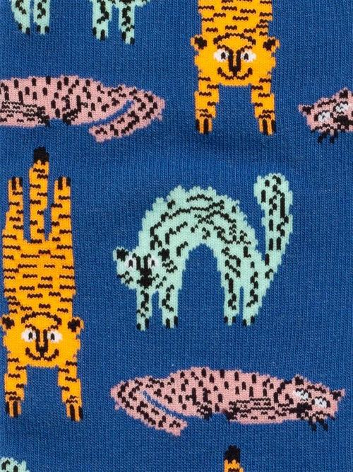 Dilly Socks Notre Chaussettes: Fight Like A Cat