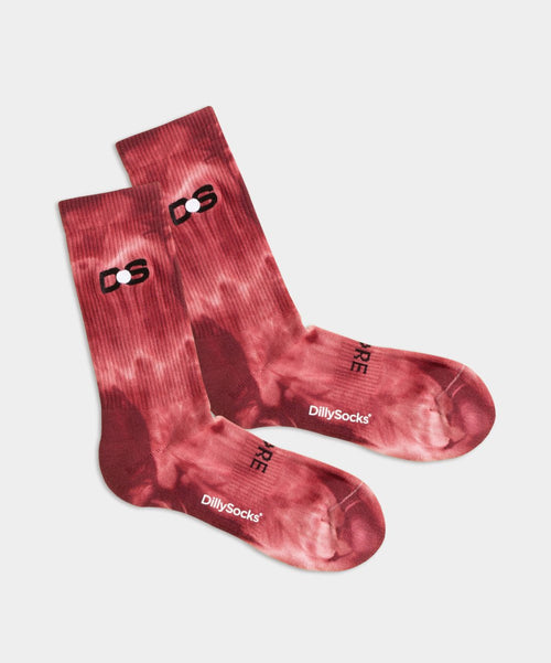 dilly socks Notre chaussettes: Fire Dye