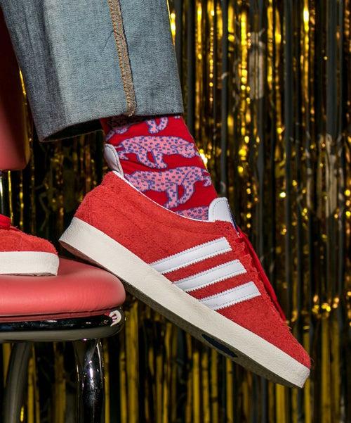 Dilly Socks Notre Chaussettes: Fire Jaguar