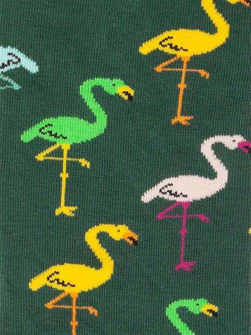Dilly Socks Notre Chaussettes: Flamingo Forest
