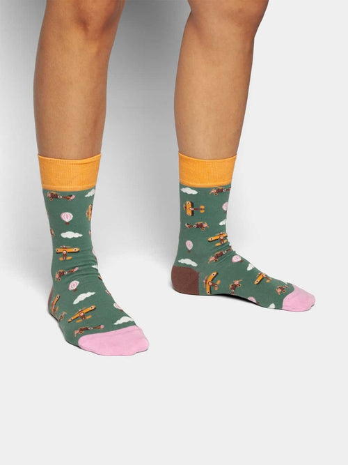 Dilly Socks Notre Chaussettes: Flying Circus