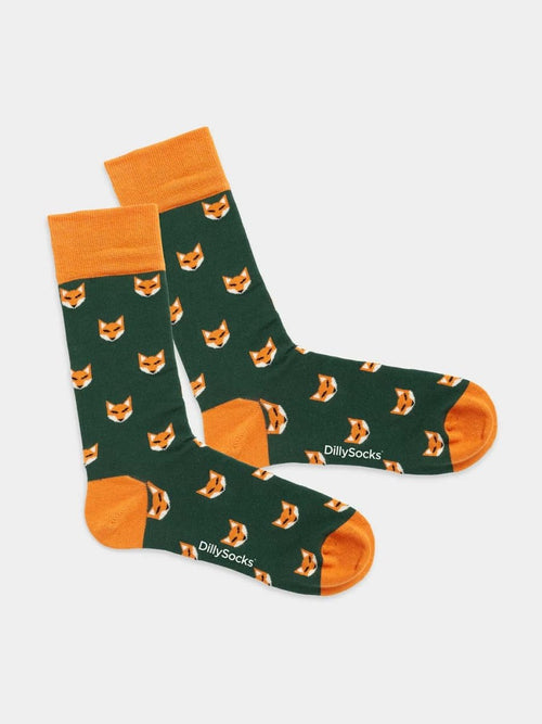 dilly socks Notre chaussettes: Fossiled Fox