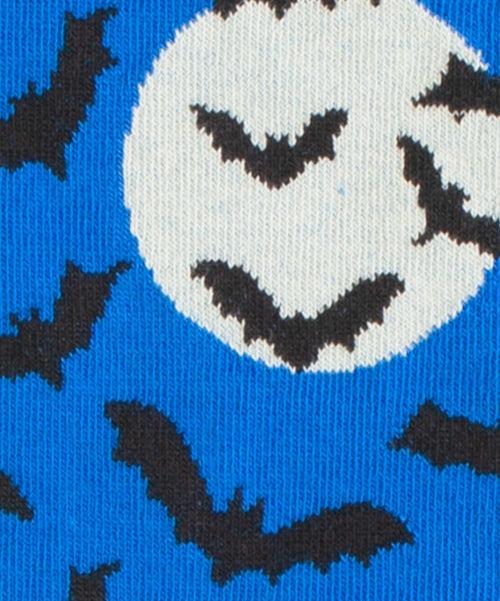 Dilly Socks Notre Chaussettes: Full Moon Bat