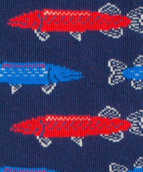 Dilly Socks Notre Chaussettes: Gone Fishing